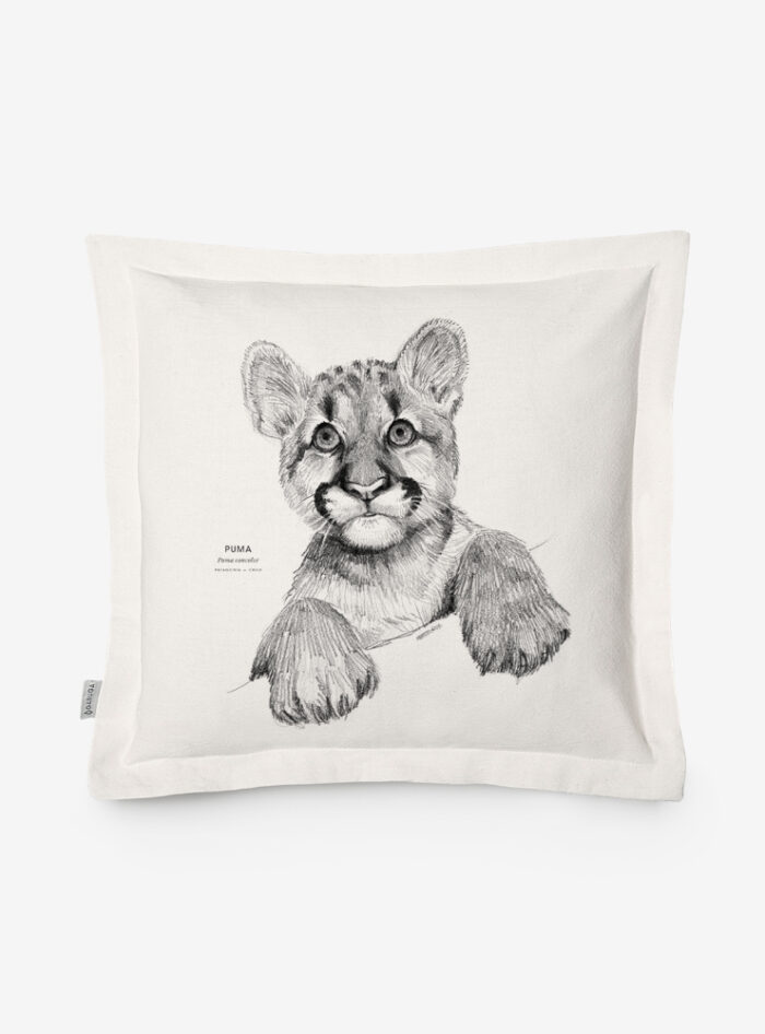 Funda Cojín- Puma Cachorro