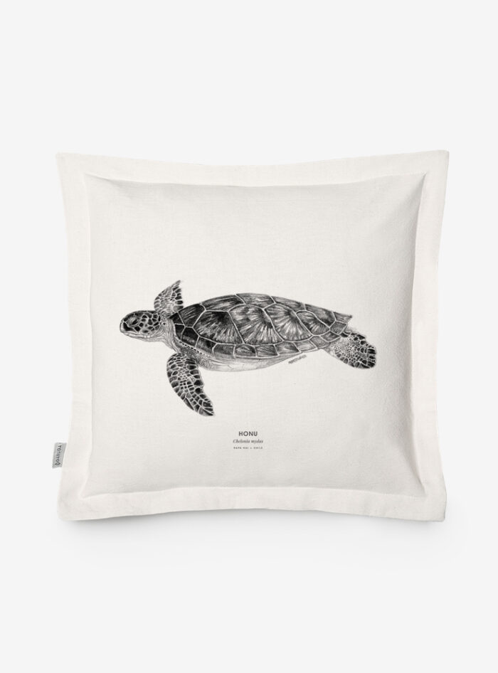 Funda Cojín- Tortuga verde