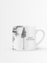 Set 4 Tazas Hojas