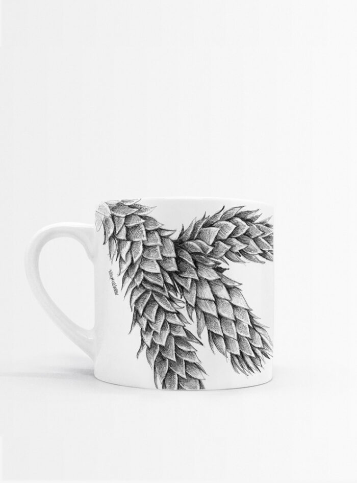 Set 4 Tazas Hojas
