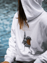 Polerón Canguro- Martín Pescador Blanco