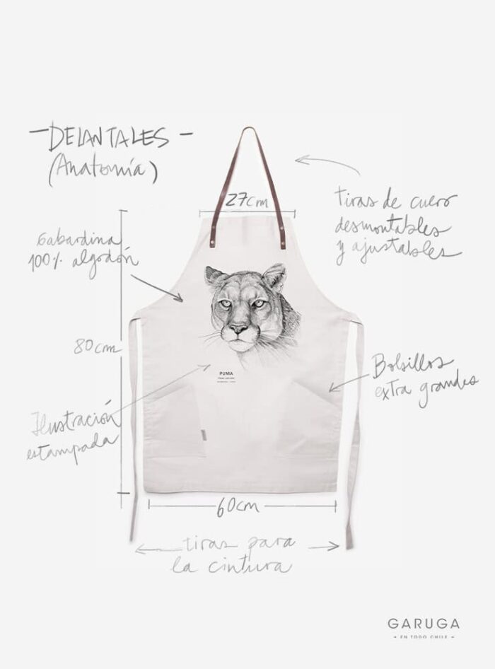 Delantal - Pudú Adulto
