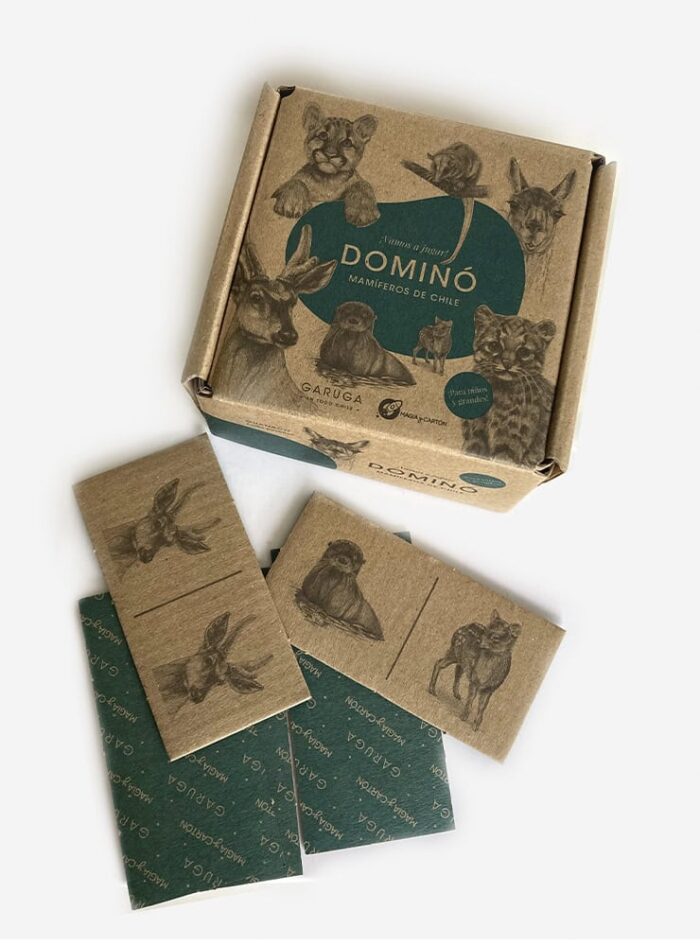JUEGO DOMINÓ MAMÍFEROS DE CHILE