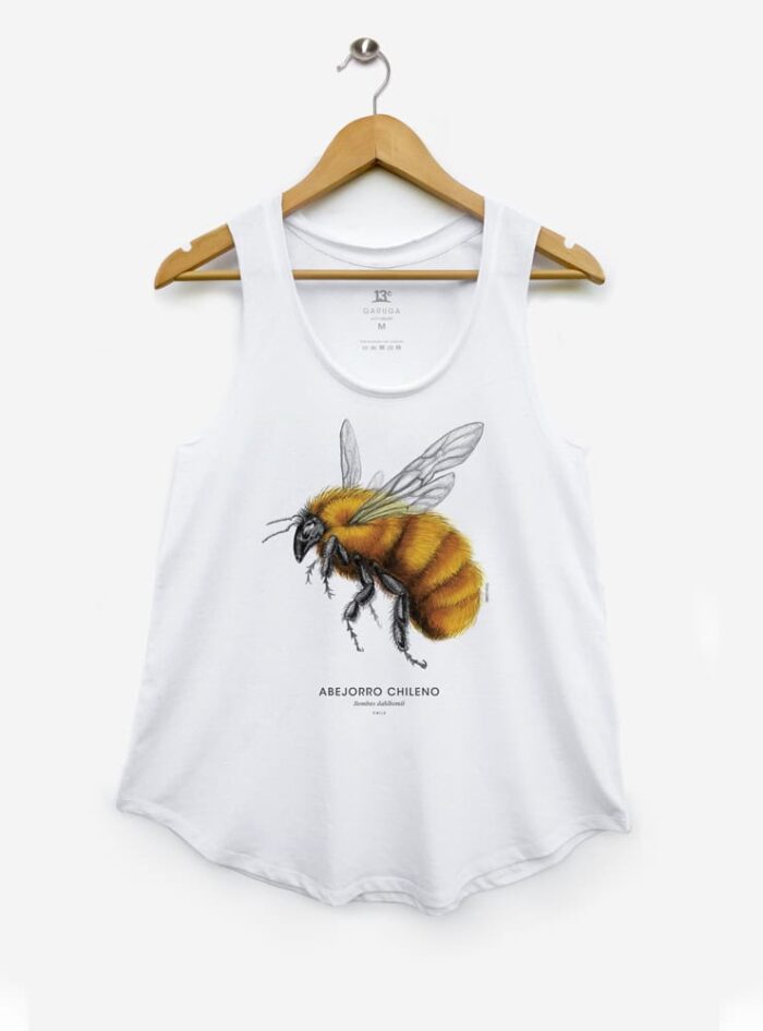 Polera Mujer Sin Manga - Abejorro Chileno