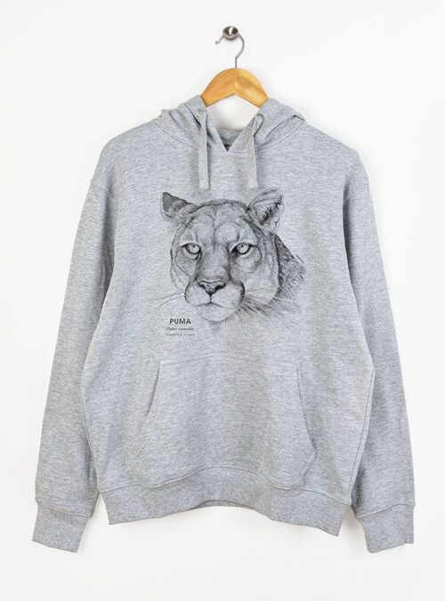 Polerón Gorro Gris- Puma