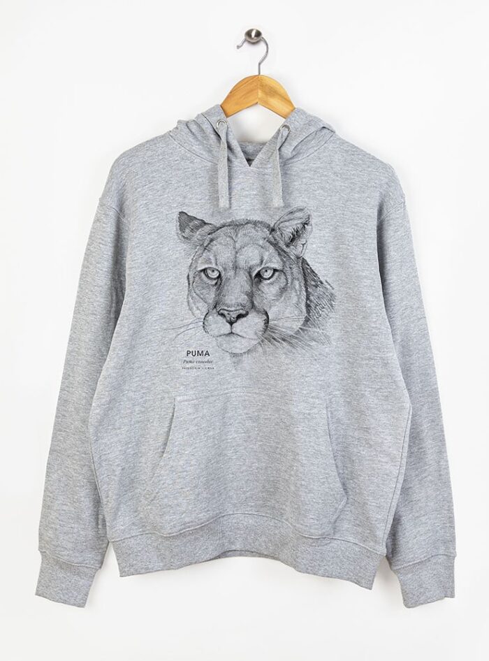 Polerón Gorro Gris- Puma