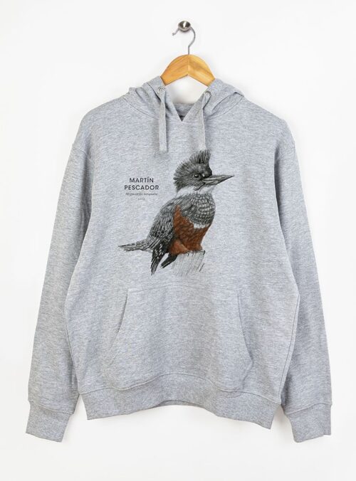 Polerón Gorro Gris- Martín Pescador