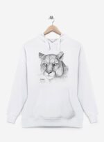 Polerón Canguro - Puma Blanco