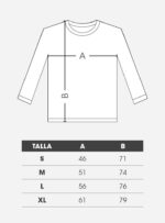 Polera Adulto Manga Larga - Pulpo del Sur