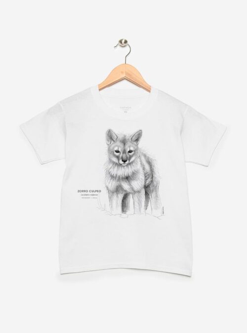 Polera Niño - Zorro Culpeo, Cachorro