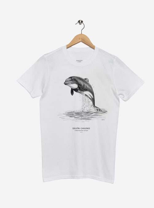 Polera Adulto - Delfín Chileno