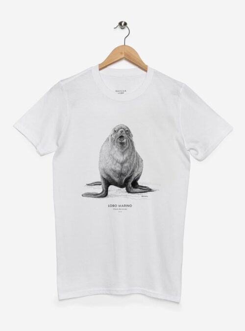 Polera Adulto- Lobo de dos pelos