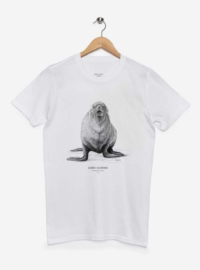 Polera Adulto- Lobo de dos pelos