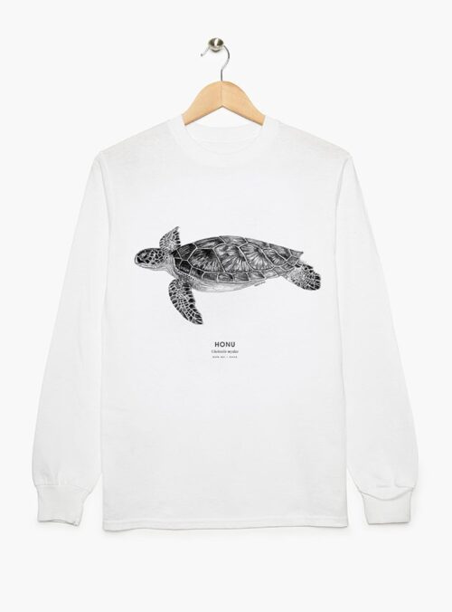 Polera Adulto Manga Larga - Tortuga Verde