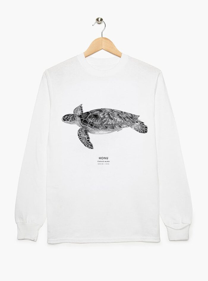 Polera Adulto Manga Larga - Tortuga Verde