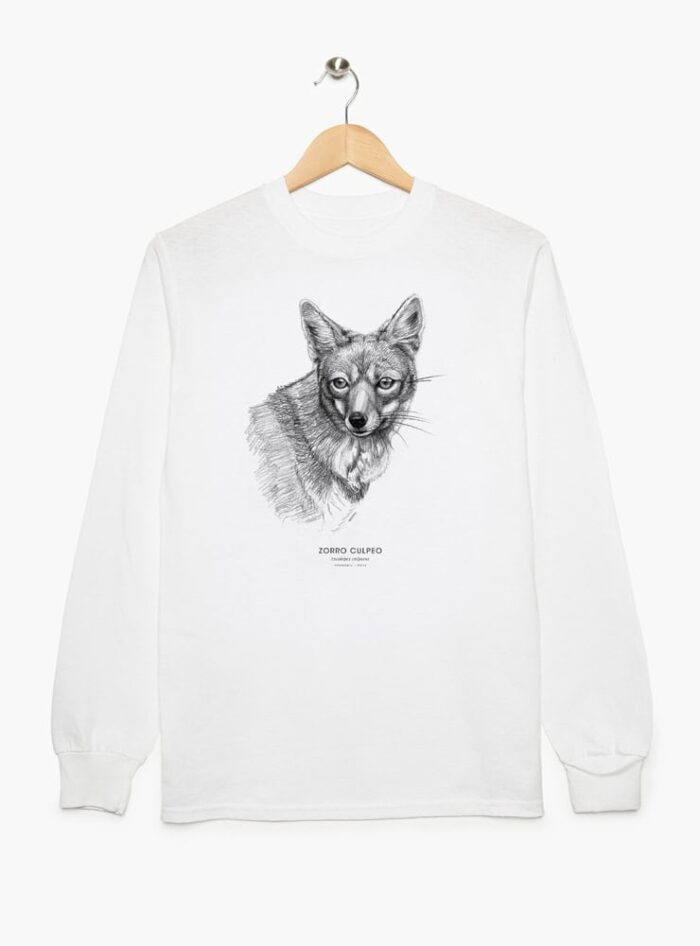 Polera Adulto Manga Larga - Zorro