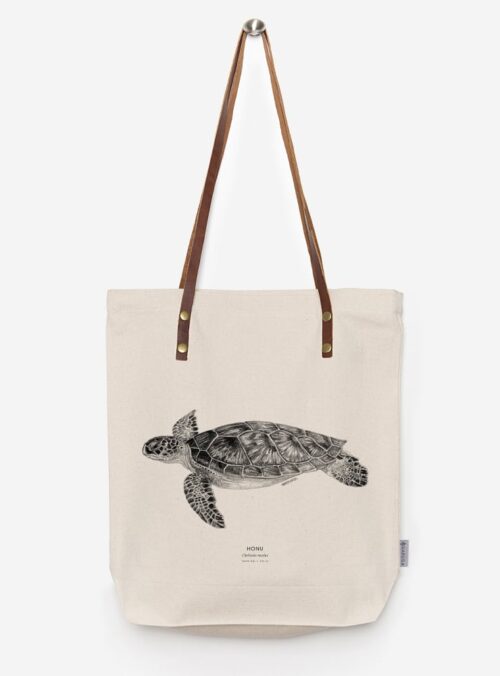 Totebag - Tortuga verde