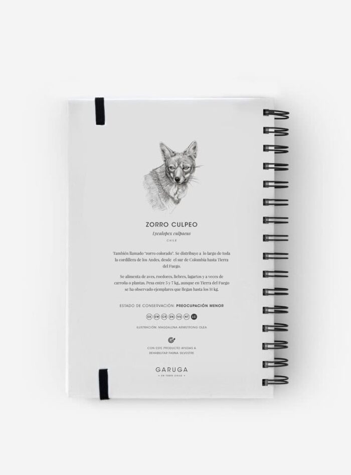 Cuaderno Zorro Culpeo