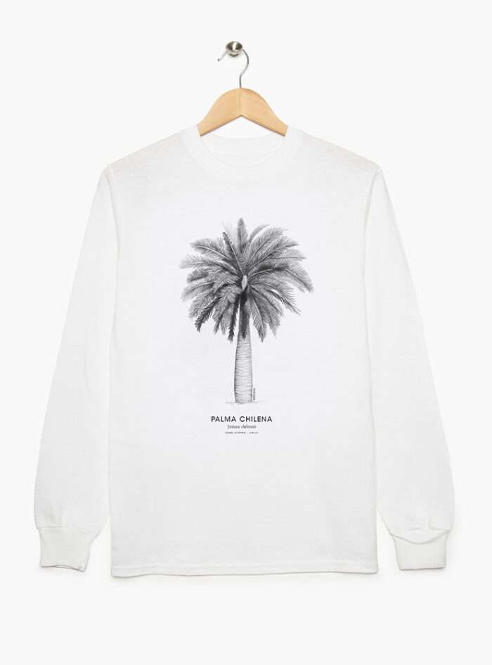 Polera Adulto Manga Larga - Palma chilena