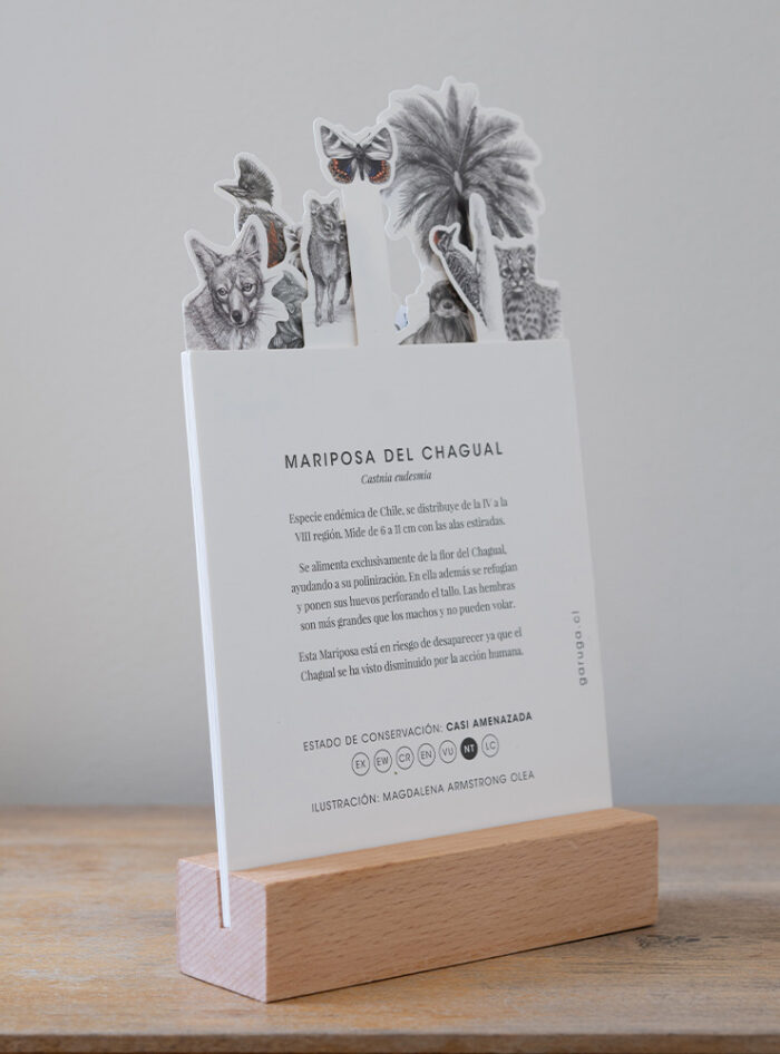 Calendario de escritorio -Sin base de madera