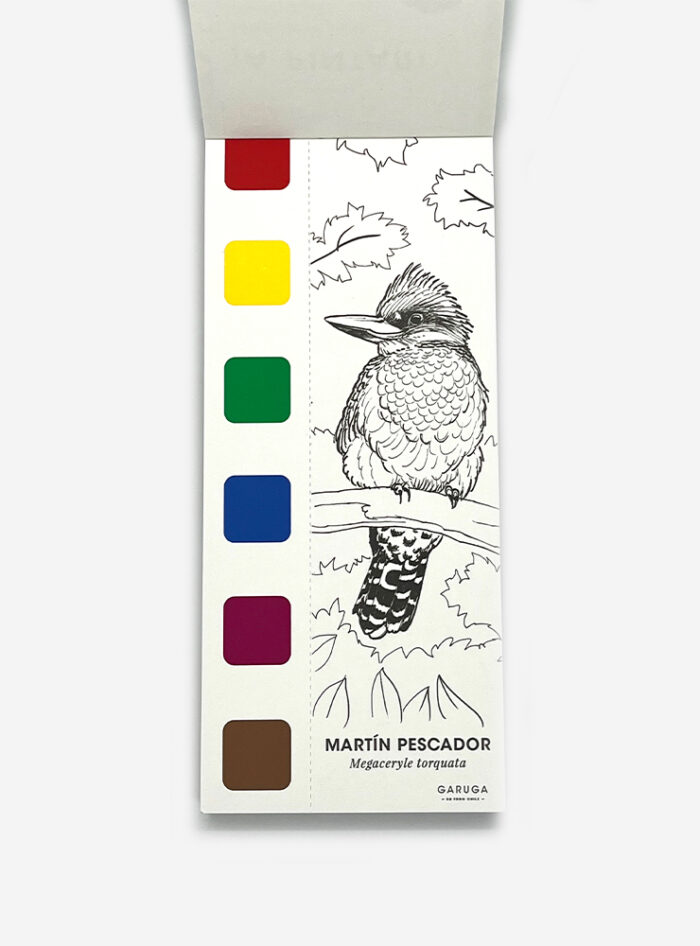 Libro Acuarela, Garuga a pintar