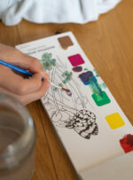 Libro Acuarela, Garuga a pintar