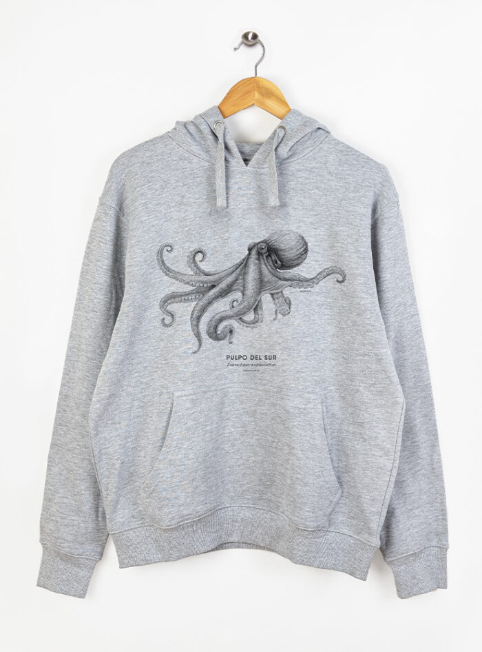 Polerón Gorro Gris- Pulpo del Sur