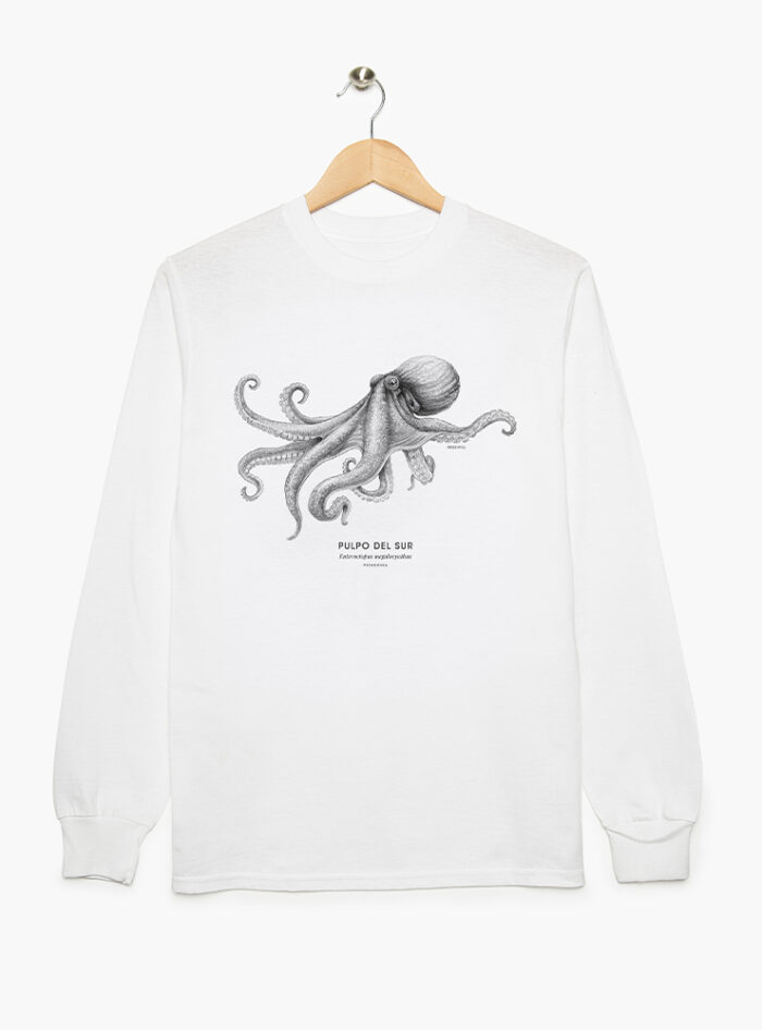 Polera Adulto Manga Larga - Pulpo del Sur