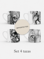 Set 4 tazas Imperfectas