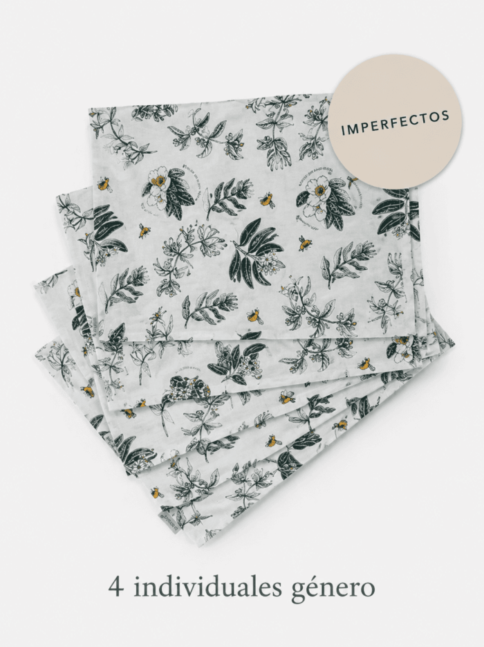Set 4 individuales Imperfectos